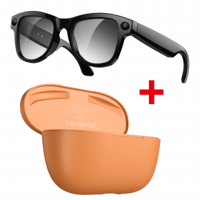 2025 M02 Ultra 3600mAh Charging Case Smart AI Glasses SONY 8MP 1030P Camera WIFI Transfer BT Voice Call Video Recording Sunglasses