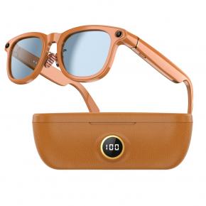 2026 X01 Ultra 3600mAh Charging Case Smart AI Glasses SONY 8MP 1030P Camera WIFI Transfer BT Voice Call Video Recording Sunglasses 